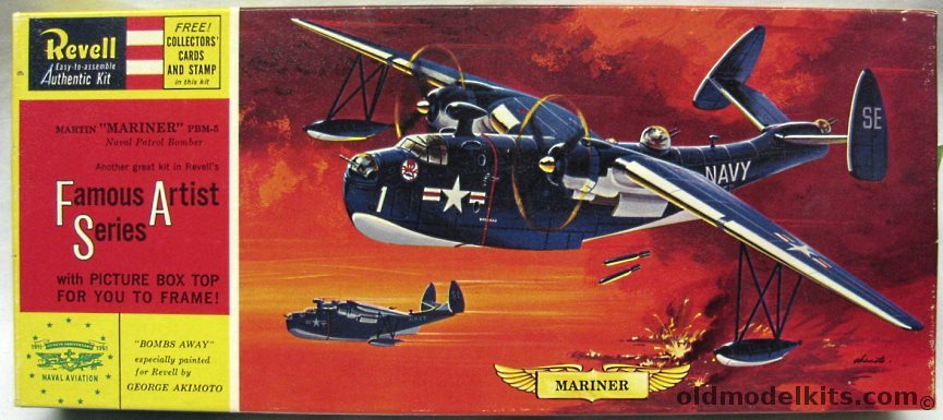 Revell 1/118 Martin PBM-5 Mariner - Famous Artist Series, H175-98 plastic model kit